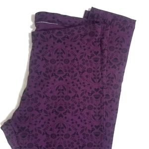 NWOT bird floral print leggings